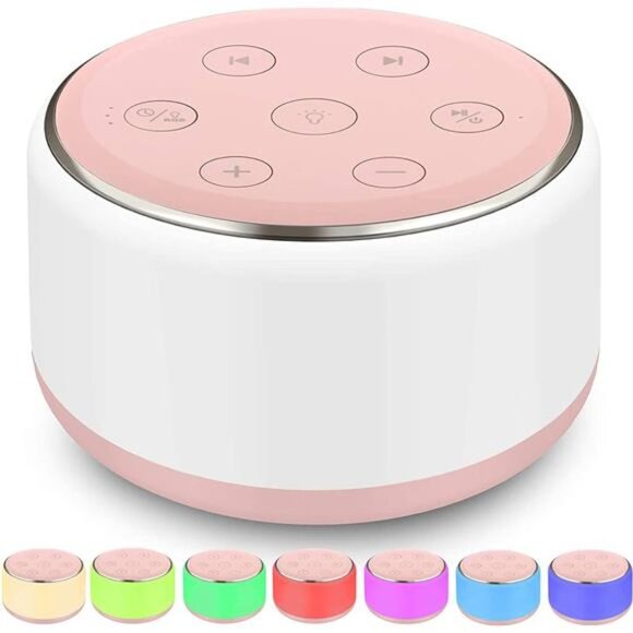 Sound Machine – Portable White Noise Machine for Kids Adults with Night Light - Picture 1 of 6